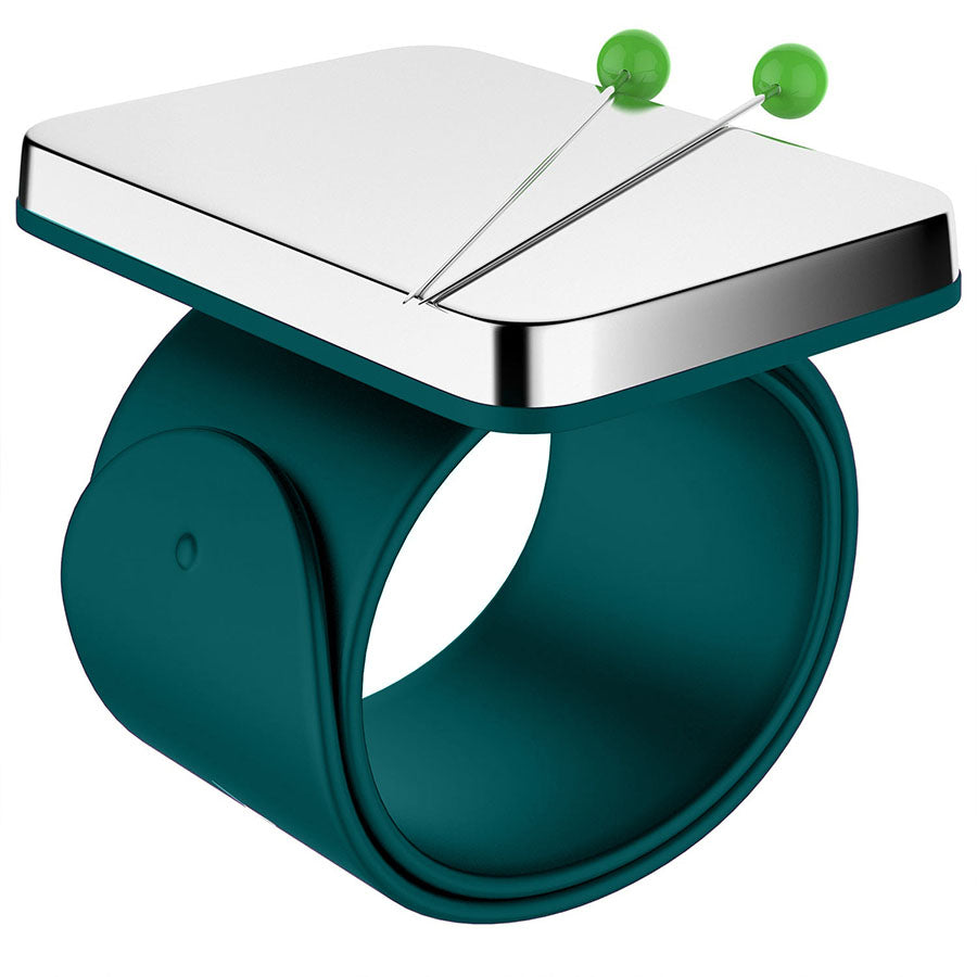 Teal Magnetic Pin Cushion Wristband - Small/Medium 24cm