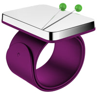 Fuchsia Magnetic Pin Cushion Wristband - Small/Medium 24cm