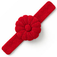 Corduroy Wrist Pin Cushion - Crimson Red