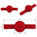 Corduroy Wrist Pin Cushion - Crimson Red