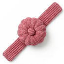 Dusty Rose Corduroy Pin Cushion on a white background