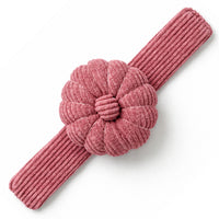 Dusty Rose Corduroy Pin Cushion on a white background