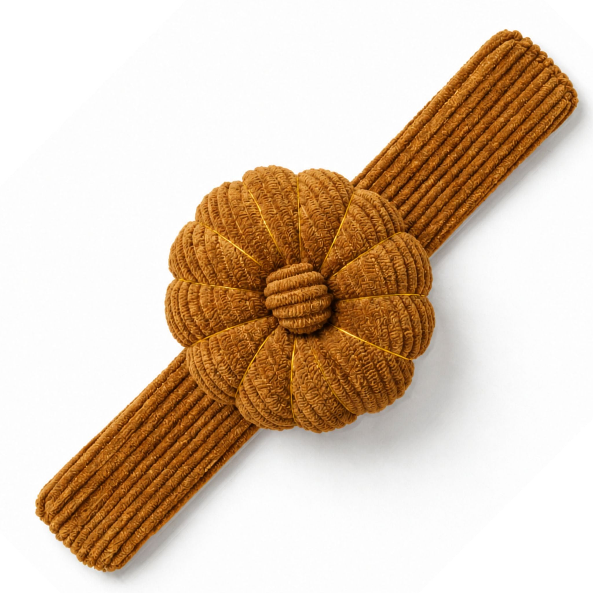 Corduroy Wrist Pin Cushion - Honey Ochre