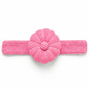 Peony Pink Corduroy Pin Cushion horizontal on a white background