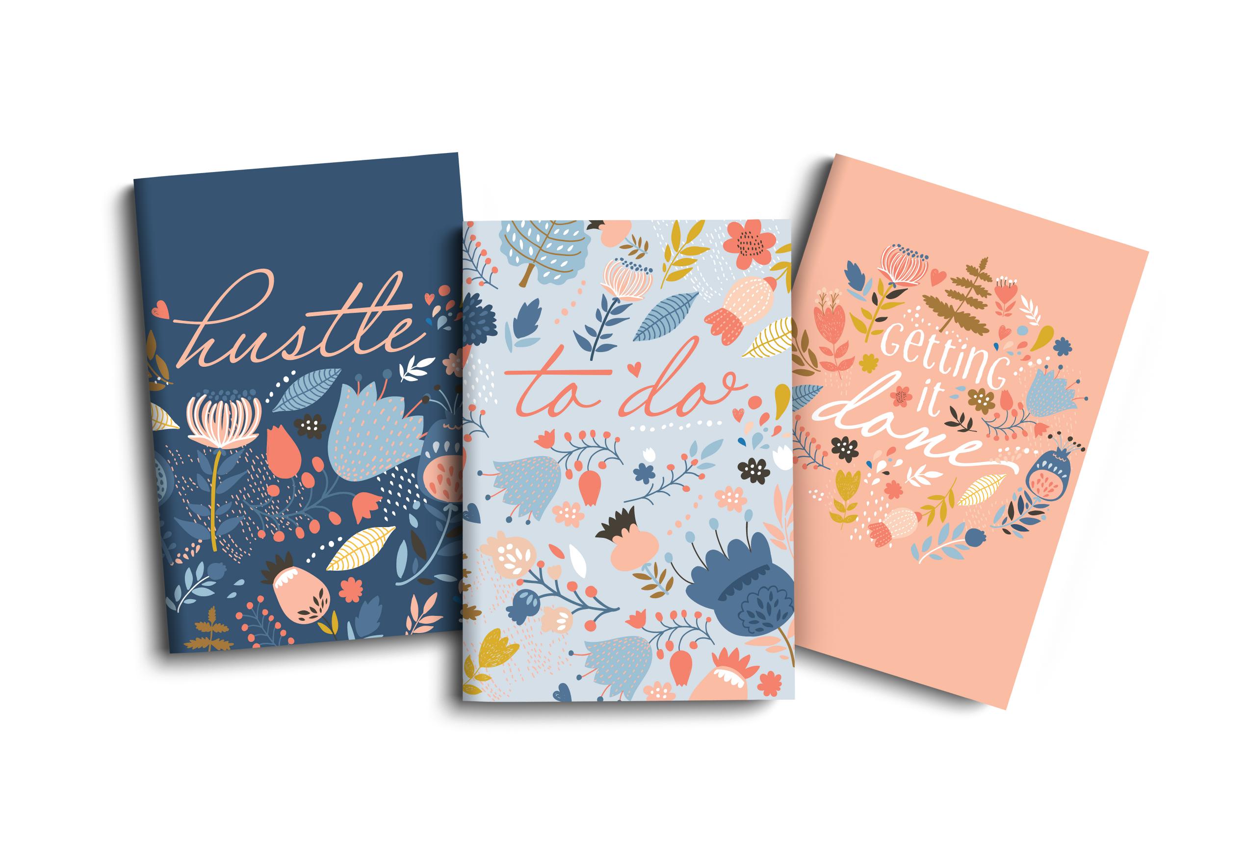 Floral Deco Series Notebooks | Custom Notebooks | Saturnery – Sew Your Way