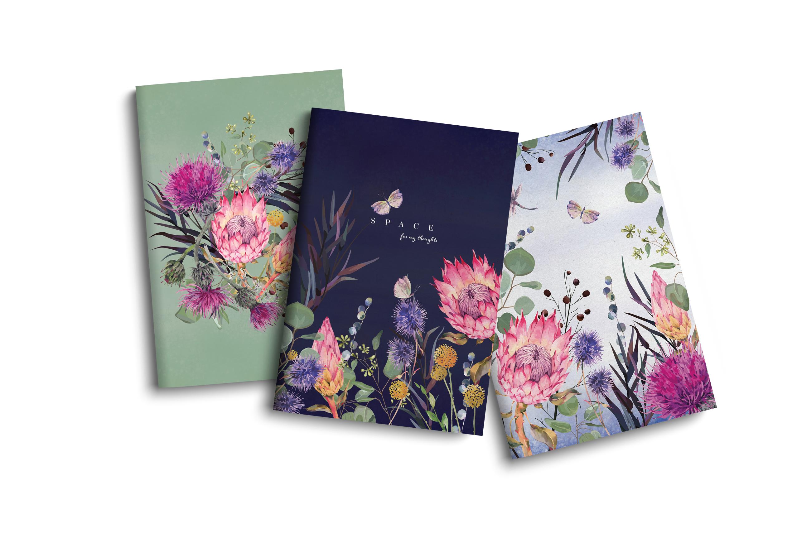 Floral Series Notebooks