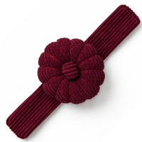 Rich Burgundy Corduroy Pin Cushion on a white background