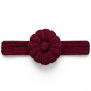 Rich Burgundy Corduroy Pin Cushion horizontal on a white background
