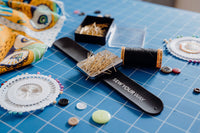 Black Large Magnetic Pin Cushion Wristband -  30cm