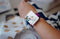 Fuchsia Magnetic Pin Cushion Wristband - Small/Medium 24cm