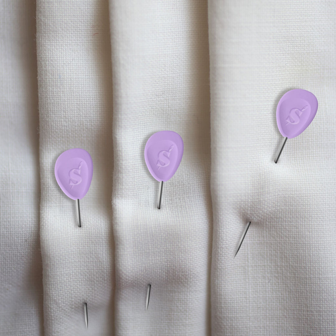 SiliPins – Soft-Grip, Heat-Resistant Dressmaker Pins (Pack of 50)