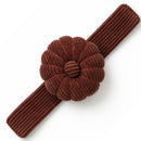Spiced Cocoa Corduroy Pin Cushion on a white background