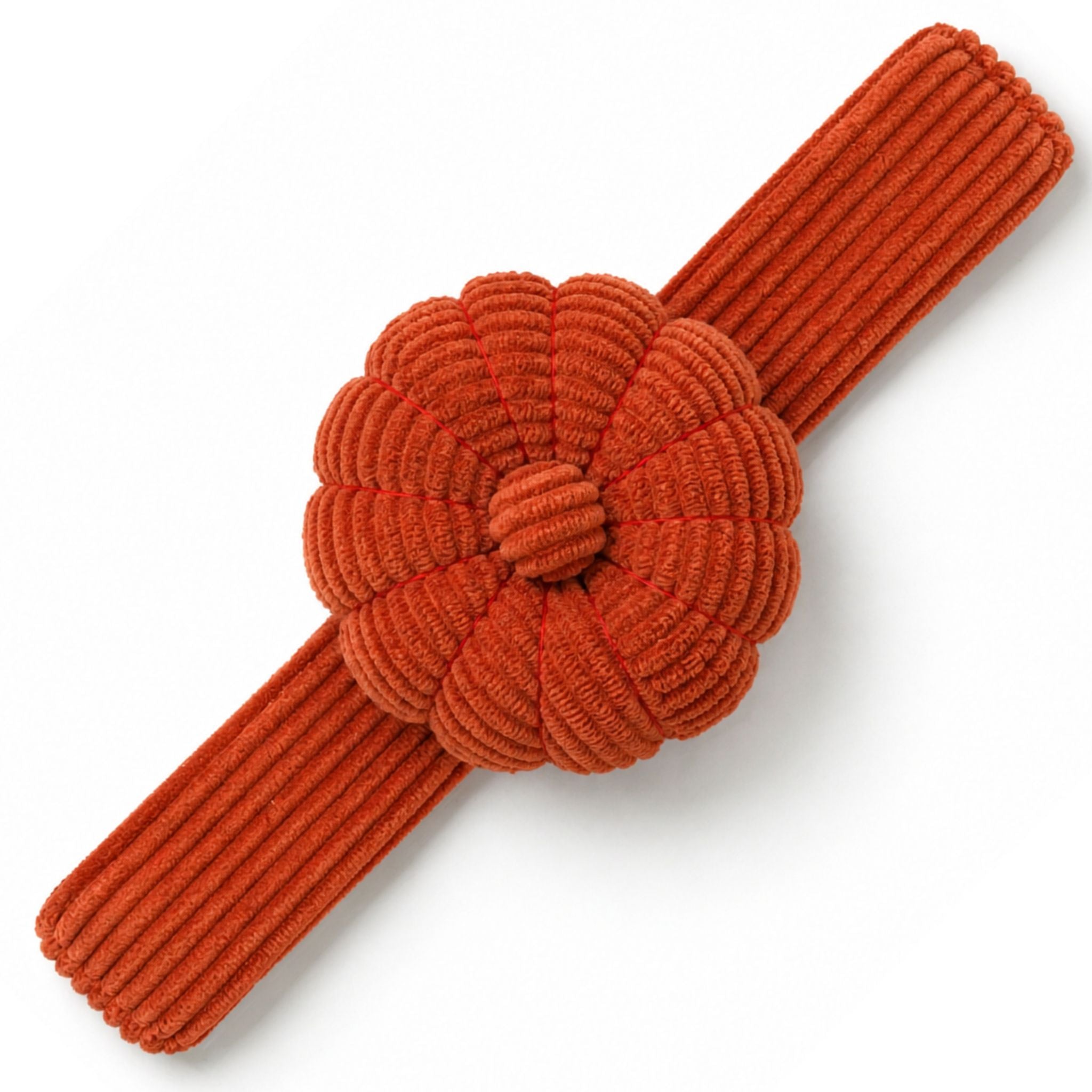 Corduroy Wrist Pin Cushion - Terracotta