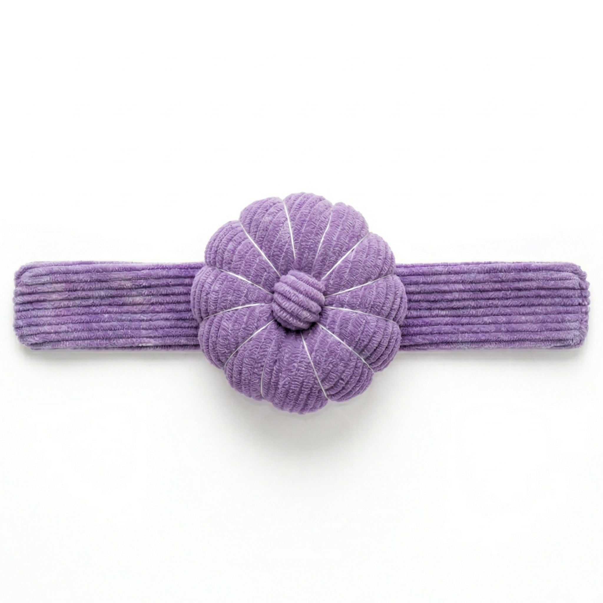 Wild Lilac Cord Pin Cushion horizontal on a white background