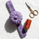 Corduroy Wrist Pin Cushion - Wild Lilac